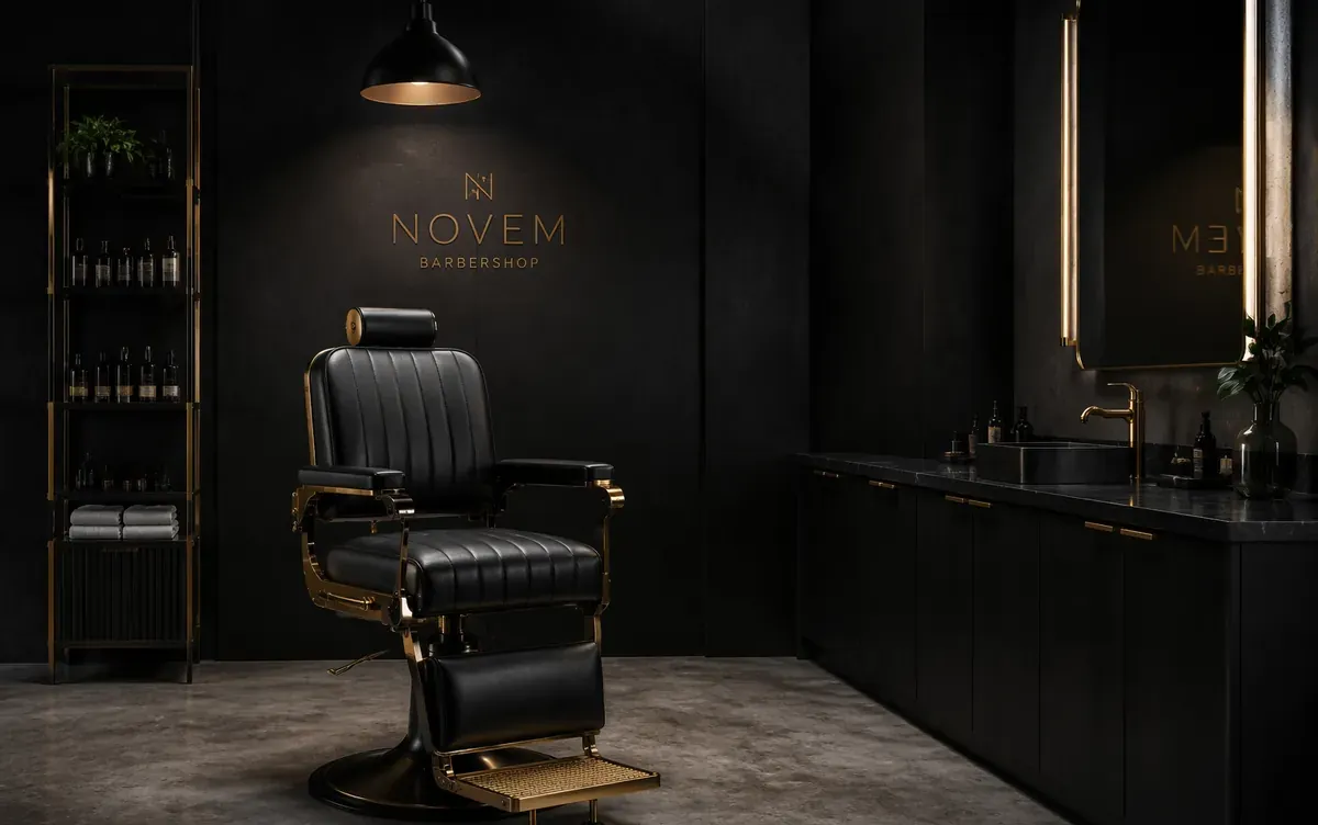 Ilustrační foto barber shopu — Kadeřnictví Františka Halase, Most